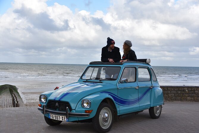 Guided Tour in an Old Convertible Car on the Côte De Nacre - Historical and Architectural Information
