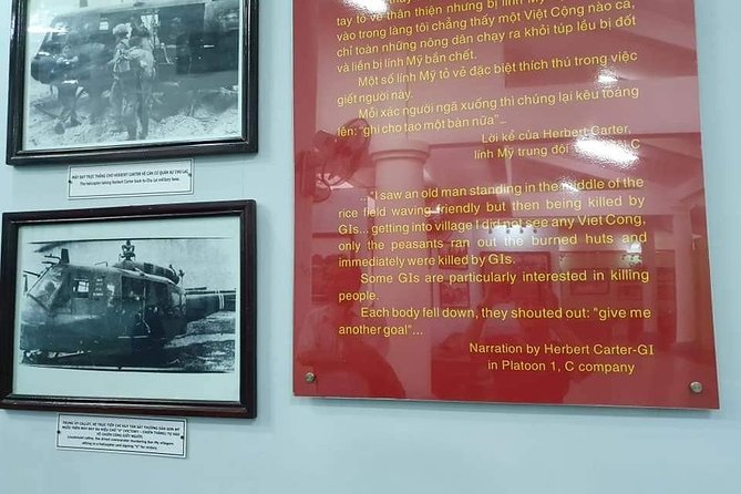 Guided Tour to Visit MY LAI MASSACRE & VIETNAMESE HEROIC MOTHER STATUE(Private) - Private Guided Tour Details