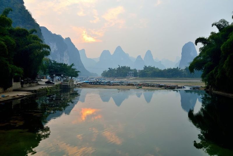 Guilin Li River and Yulong River Small Group Day Tour - Moon Hill: a crescent you see from below