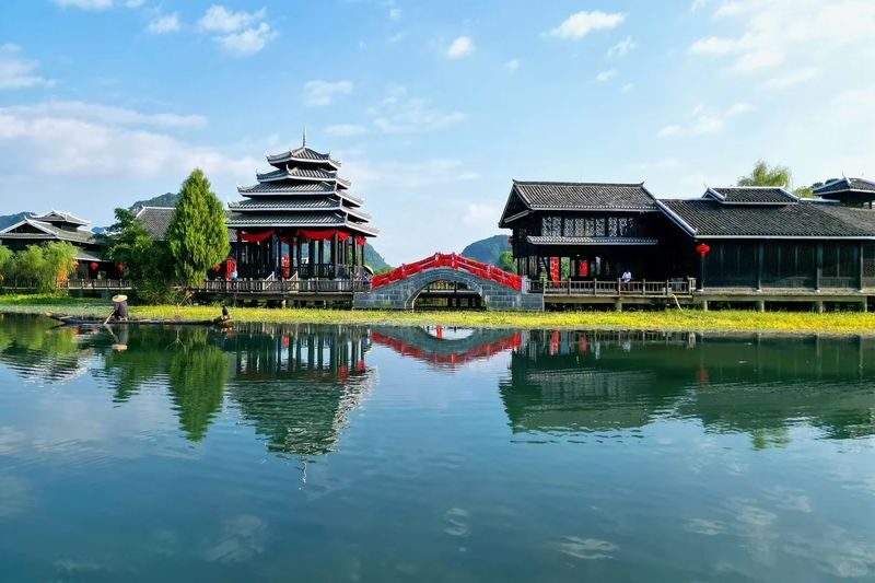 Guilin Yangshuo Yulong River + Li River + Xingping Ancient Town + Twenty Yuan Background Picture One-Day Tour (8-person small group) - Ten-Mile Gallery by bicycle