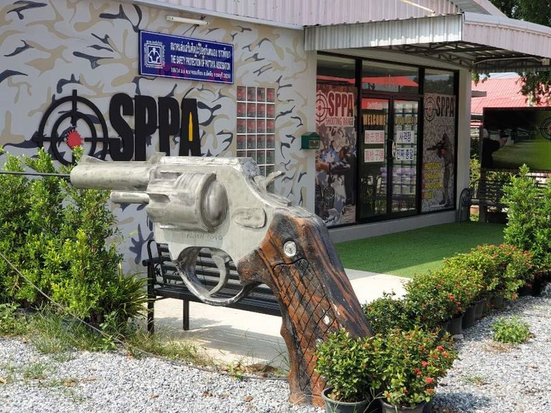 Gun Shooting Experience by Tarzan Adventure Pattaya - A live-fire session, not a theme-park prop