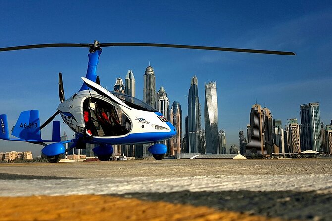Gyrocopter Dubai Private Flight for 20 Minutes - Confirmation and Check-in