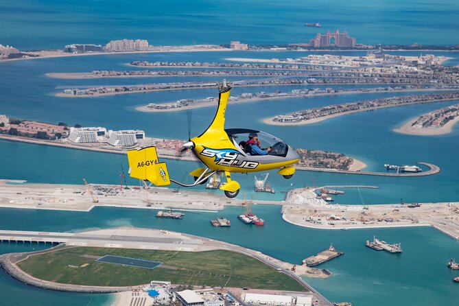 Gyrocopter Dubai Private Flight for 20 Minutes - Hotel Pickup Availability