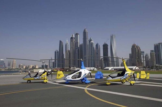 Gyrocopter Flight Experience Dubai With Private Transfers - Inclusions and Refund Policy