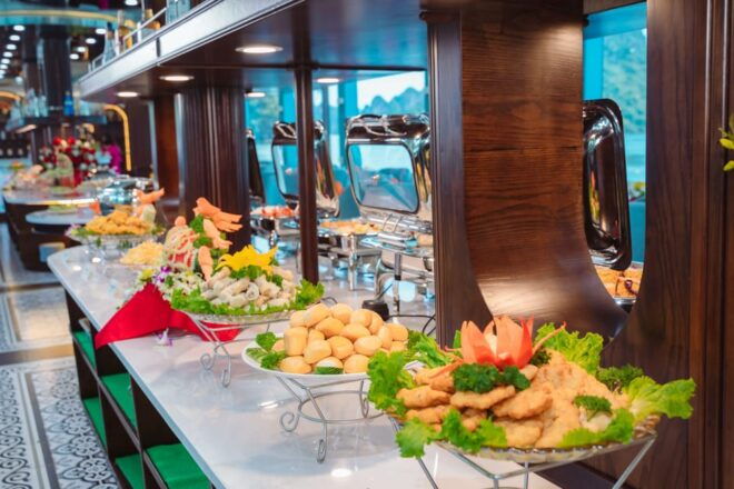 Ha Long 5 Star Cruise With 6-Hour Kayaking/Cave/Titop/Buffet - Kayaking and Cave Adventures