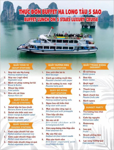 HA LONG BAY: 1 Day Trip From Ninh Binh (Luxury Cruise) - Booking Details for the Luxury Cruise
