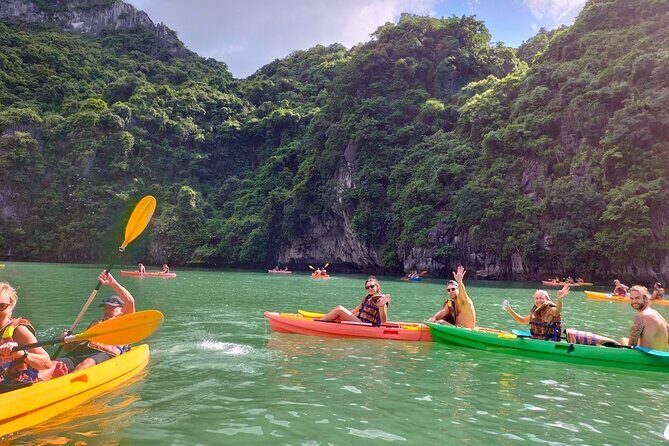 Ha Long Bay Cruise from Hanoi Kayaking and Cave Island Adventure - Detailed Breakdown of the Itinerary