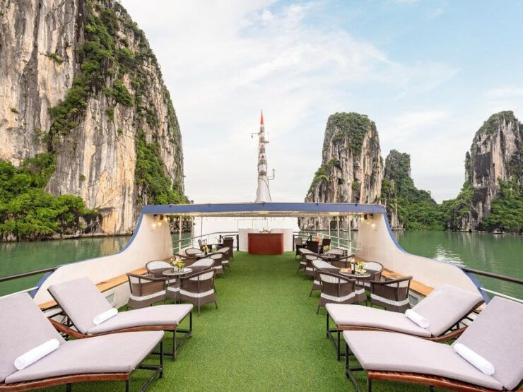 Ha Long Bay Full Day Tour by 5 Stars Arcady Luxury Cruise - Booking Details