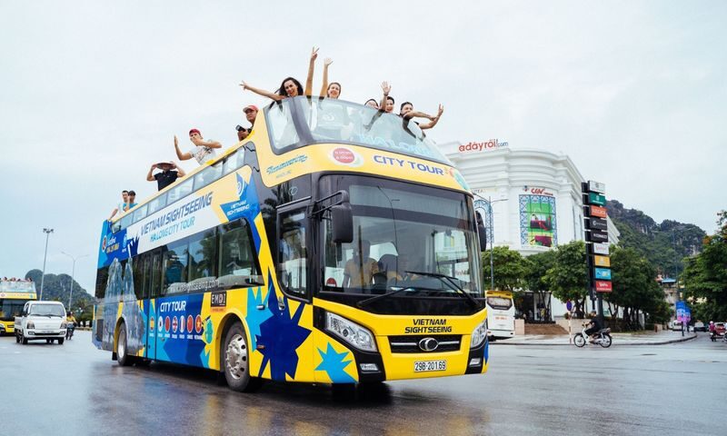 Ha Long City Sightseeing Double-Decker Bus Ticket by City Sightseeing - Day or night: choose for the view you want