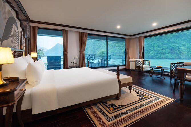 Ha Long & Lan Ha Bay 2D1N Luxury Cruise with Balcony from Hanoi - Sunset and Evening Delights