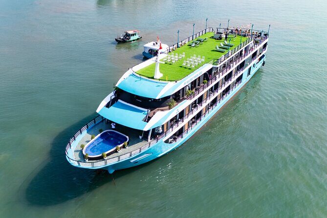 Ha Long  Lan Ha Bay Premium 5-Star Cruise 2D1N From Hanoi - Day 2: Sunrise Tai Chi and More Bay Exploration
