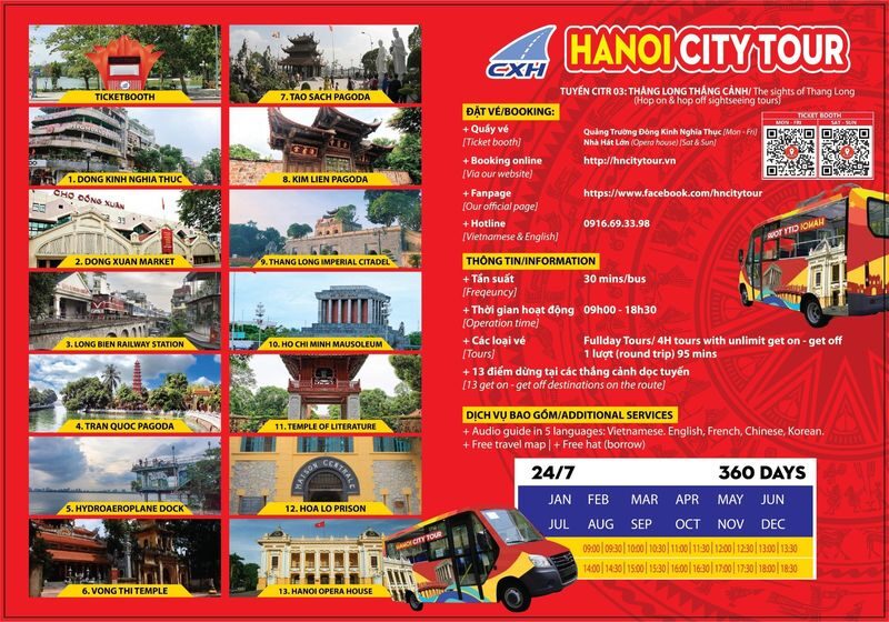 Ha Noi City Tour by Mini Bus Ticket - Take the 30-minute schedule as a guide, not a promise