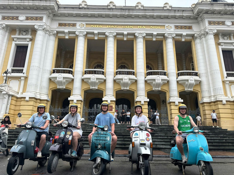 Ha Noi Half Day City Tour by Vintage Vespa - Hanoi from the back of a Vespa