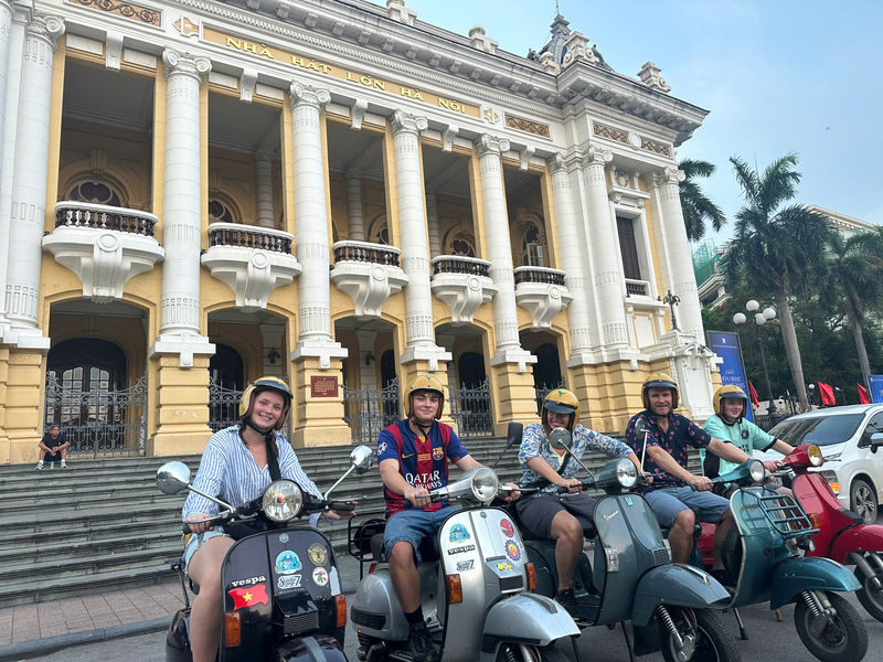 Ha Noi Half Day City Tour by Vintage Vespa - From French Quarter landmarks to local lanes