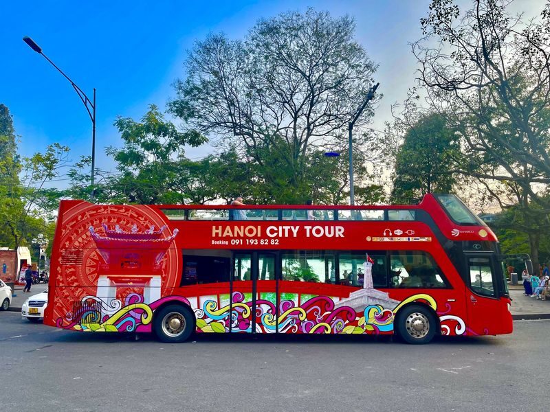 Ha Noi Hop On Hop Off Pass - Open top, audio, and Hanoi weather