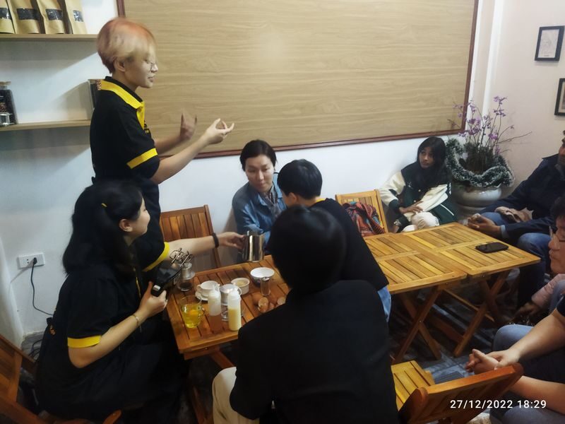 Ha Noi Unique Egg Coffee Class - Starting at Cafe Minh in the Old Town