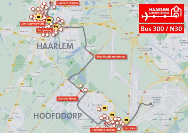 Haarlem: Airport Express Bus Transfer to the City Center - Onboard Amenities and Support