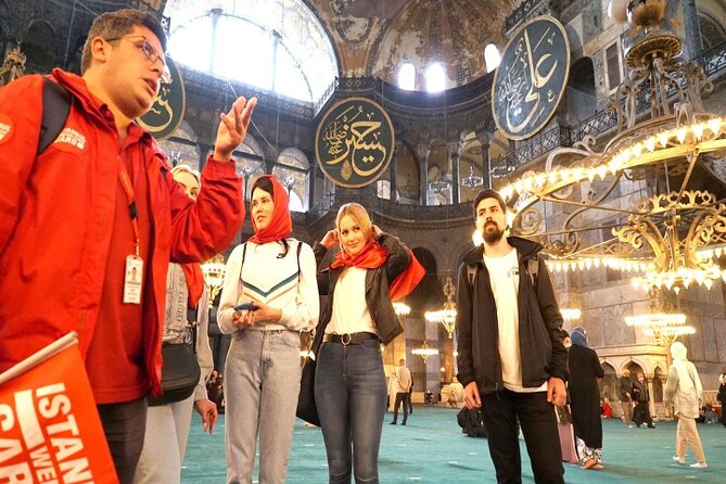 Hagia Sophia Grand Mosque From Outiside Tour in English - Ticket Redemption and Start Times