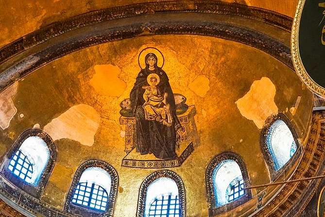 Hagia Sophia Grand Mosque From Outiside Tour in English - Guide Services and Entry Restrictions