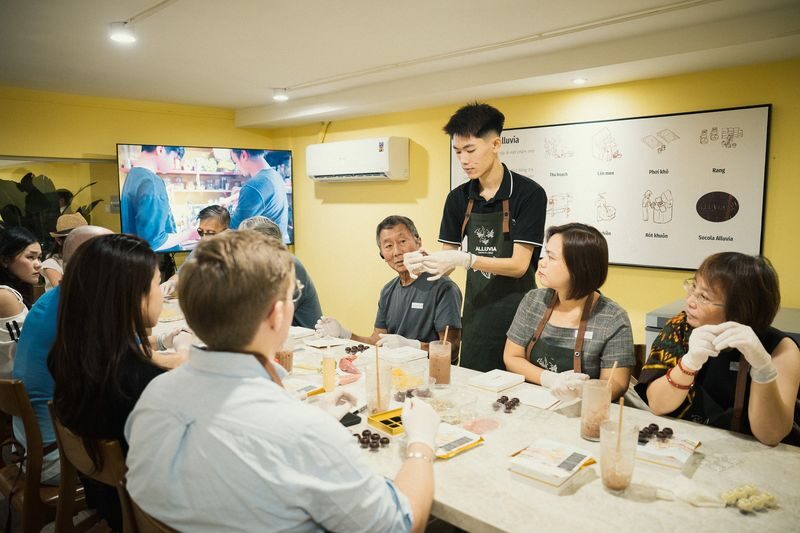 Halal Friendly: Chocolate Making Workshop by Alluvia in Ho Chi Minh - Tasting, a drink, and a few photos