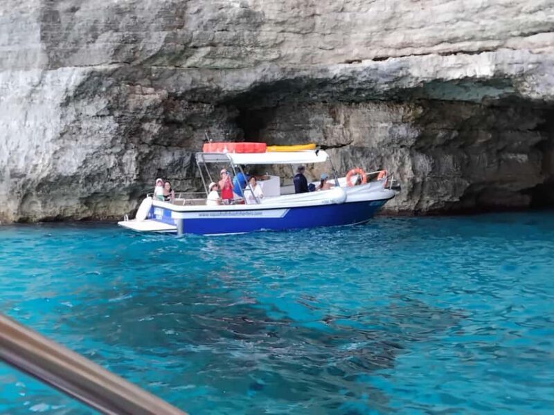 Half day - 4 hours Comino, Blue Lagoon up to 12 guests - Exploring Malta’s Coastline on a Private 4-Hour Boat Tour