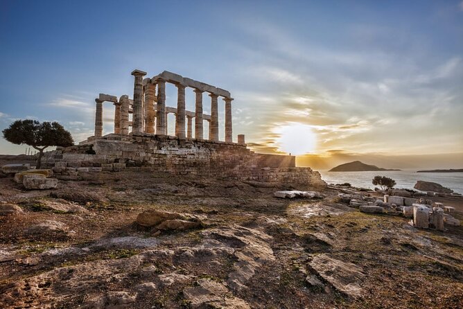 Half Day Cape Sounion Sunset Views at the Poseidon Temple Tesla - Tour Overview