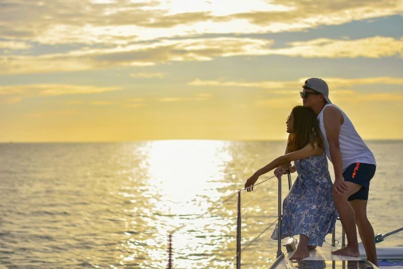 Half Day Coral Island and Sunset by Sailing Catamaran from Phuket - The yacht, the crew, and the onboard feel