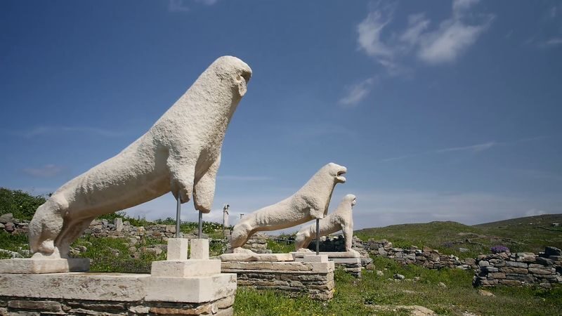 Half Day Delos Tour from Mykonos in English - Walking the ancient streets of Delos