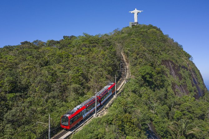 Half Day in Rio Christ by Train, Maracanã, Sambadrome, Cathedral & Selarón Steps - Tour Overview