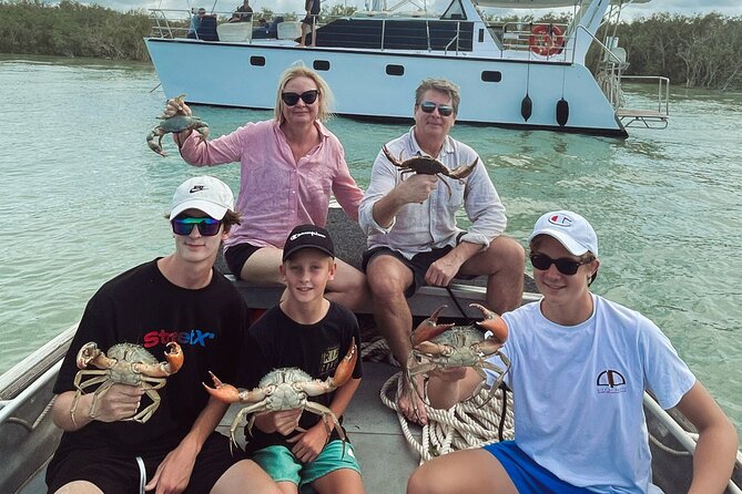 Half-Day Mud Crabbing Experience in Broome - Catching Mud Crabs on a Catamaran