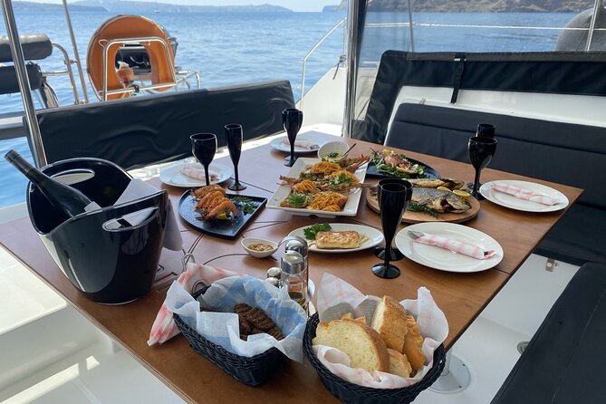 Half Day Premium Catamaran Cruise in Santorini Including Oia - Reviews
