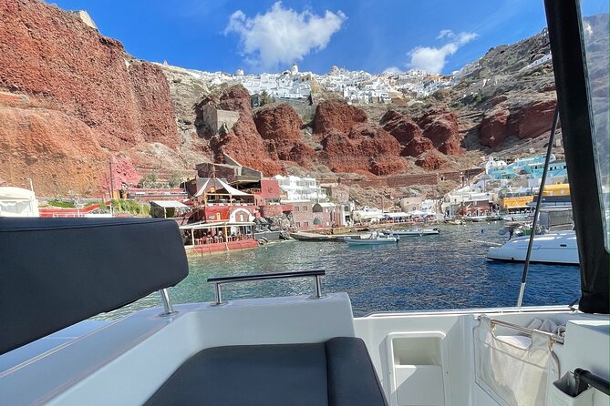 Half Day Premium Catamaran Cruise in Santorini Including Oia - Common Questions