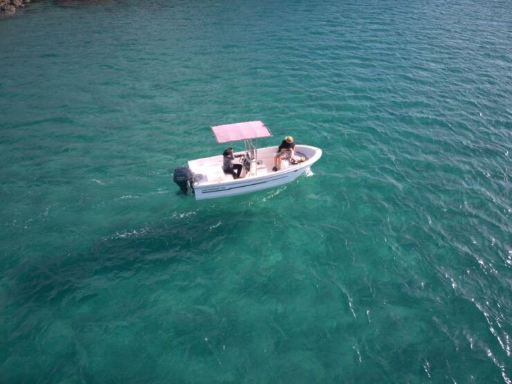 HALF DAY PRIVATE WITH BOAT KOUTSOMITI KOUNOUPA AND RED ROCK - Highlights and Description