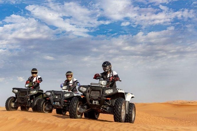 Half-Day Quad Bike Tour in Dubai Dunes With Camel Ride - Booking and Reservation