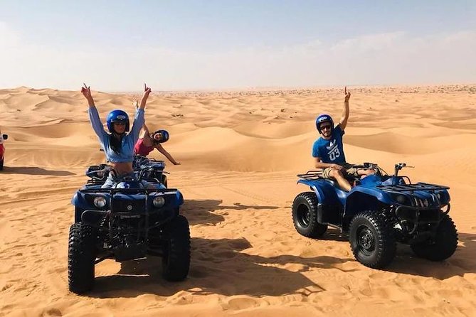 Half-Day Quad Bike Tour in Dubai Dunes With Camel Ride - Common Questions