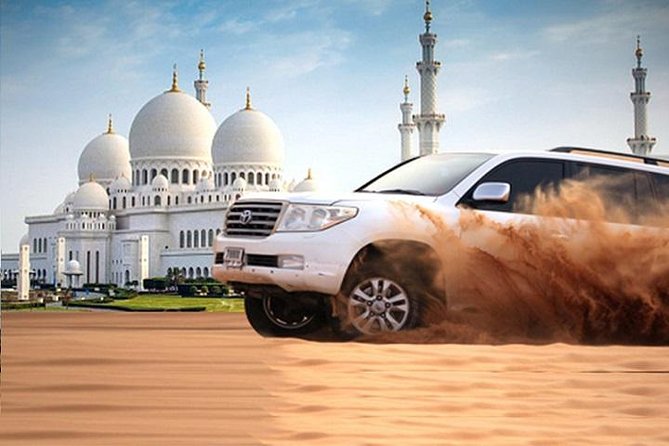 Half-Day Sheikh Zayed Grand Mosque Tour & Dubai Evening Desert Safari Combo - Tour Highlights