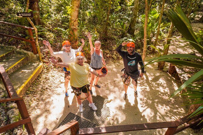 Half Day tour Zipline + Rappel + Cenote from Riviera Maya hotels - The Value of the Tour