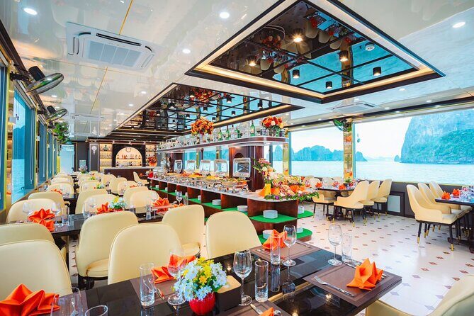 Halong Bay 1-Day Cruise with Cave Visit, Kayaking & Jacuzzi Party - Discover the Charm of the Halong Bay 1-Day Cruise with Cave Visit, Kayaking & Jacuzzi Party