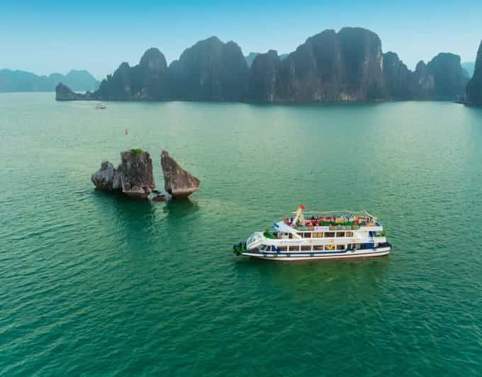Halong Bay 5* Cruise With Buffet, Cave Explore& Titop Island - Itinerary Highlights