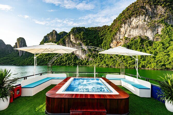 Halong Bay 5 Star Cruises with Buffet, Sunset Party and Jacuzzi - The Allure of a 5-Star Halong Bay Experience