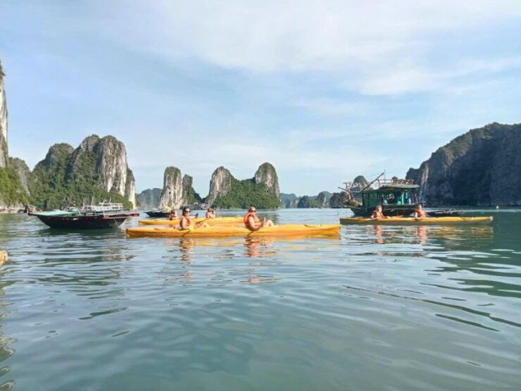 Halong Bay 6 Hours Deluxe Cruise Trip, Lunch, Kayaking, Swim - Itinerary Overview