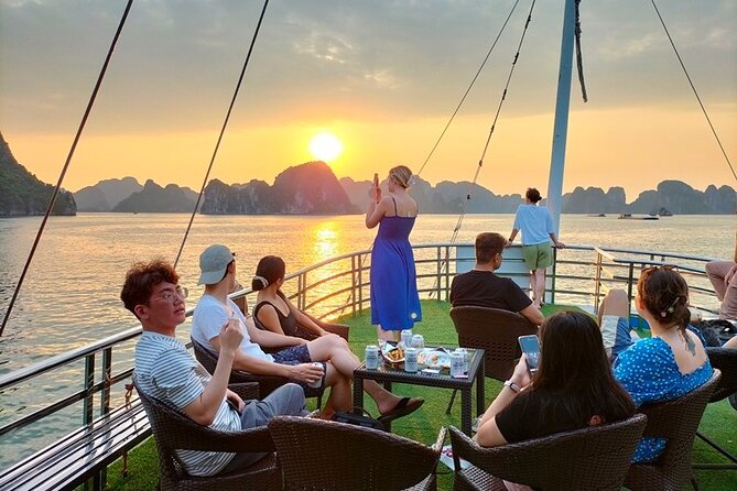 Halong Bay Day Tour 6Hour Deluxe Cruise Limousine Bus Small Group - Common Questions