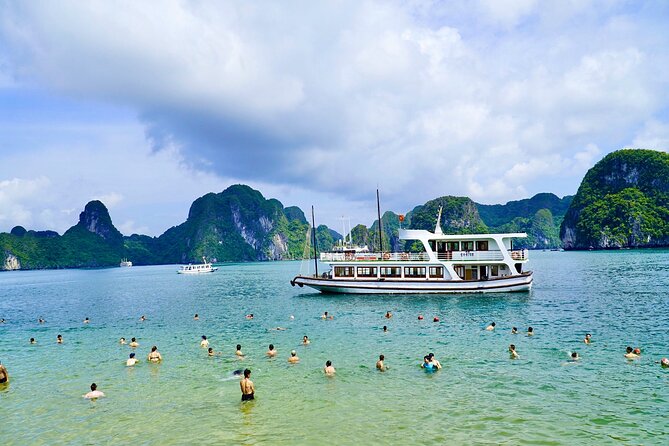 Halong Bay Full-Day Cruise With Guide,Lunch,Meal,Cave & Island - Itinerary Overview