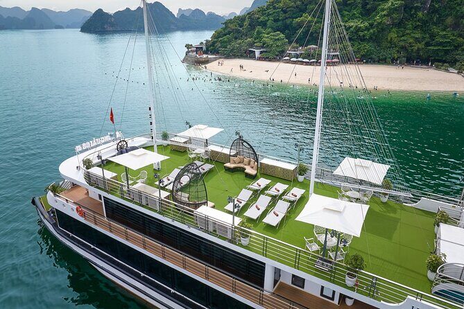 Halong Bay Hercules Premium Day Cruise with Cave, Island, Buffet - Exploring the Ha Long Bay Hercules Premium Day Cruise: A Detailed Look