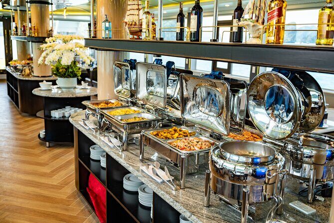 Halong Bay Otis Premium Cruise 5 star - 1 Day Tour - Luon Cave: Kayaking and Bamboo Boat Ride