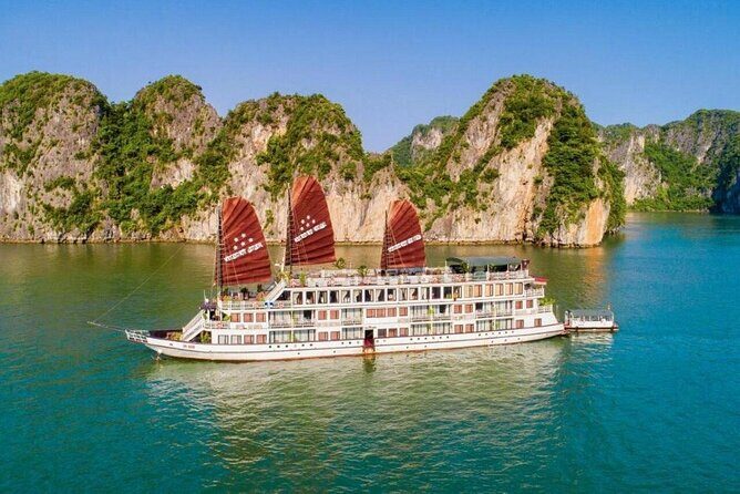 Halong Bay Overnight Cruise 2D1N from Hanoi  Private Balcony - Day 1: From Hanoi to the Heart of Halong Bay