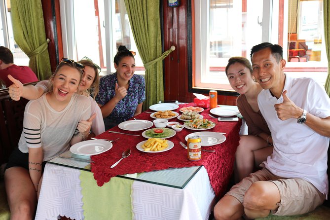 Halong Bay Tour Islands, Cave, Kayak. Lunch. Expressway Transfer - Kayak or Bamboo Boat Ride