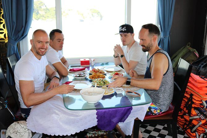 Halong Day Tour: Islands, Cave, Kayak. Lunch. Transfers - Frequently Asked Questions