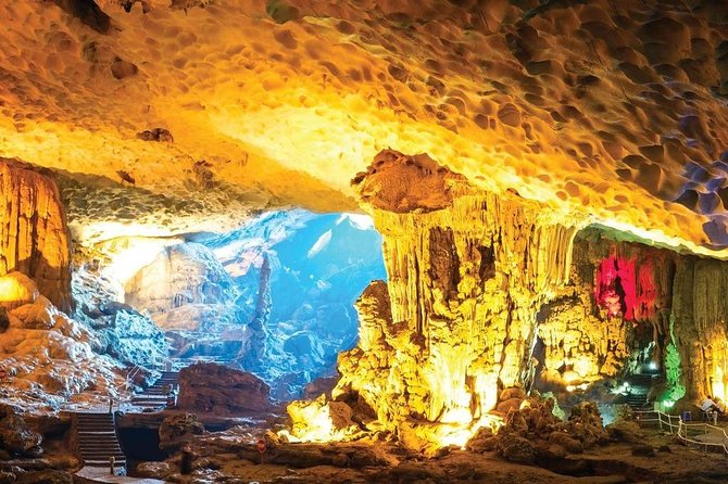 Halong Full Day Standard Group Tour to Sung Sot Cave and Titop Island - Sung Sot Cave Exploration