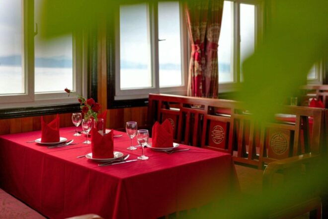 Halong Highlights Cruise 1 Day With Kayaking & Lunch - Lively Sunset Party on the Upper Deck